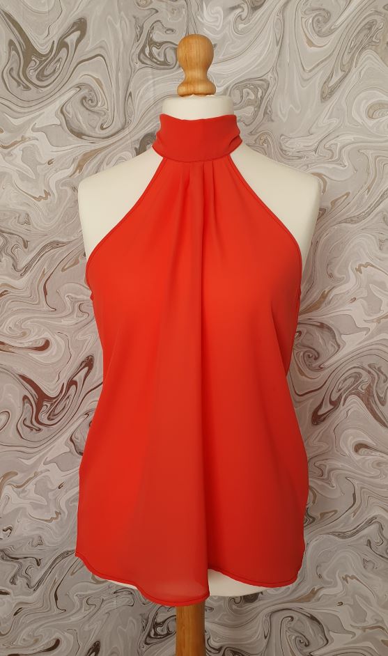 Red Sleeveless Dress