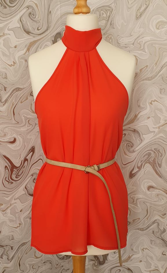 Red Sleeveless Dress