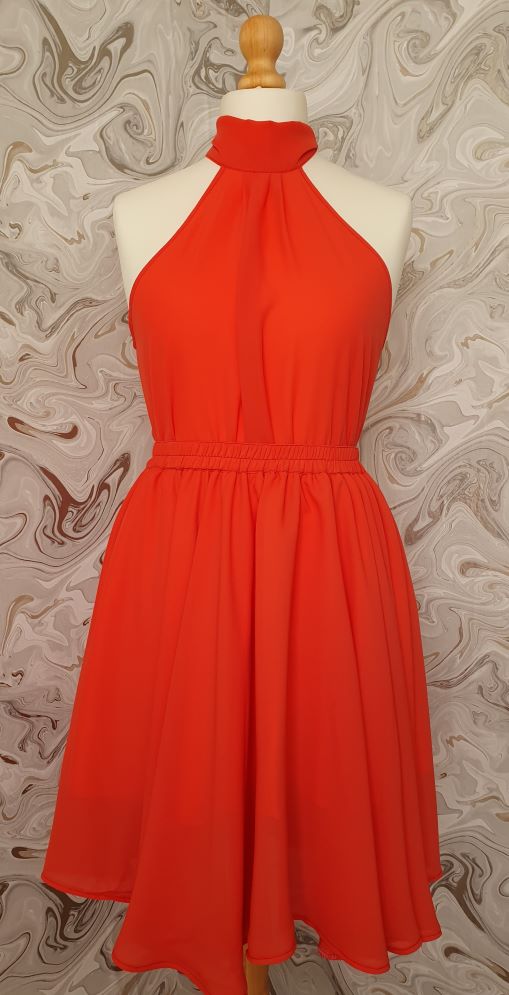 Red Sleeveless Dress