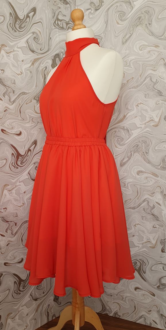 Red Sleeveless Dress