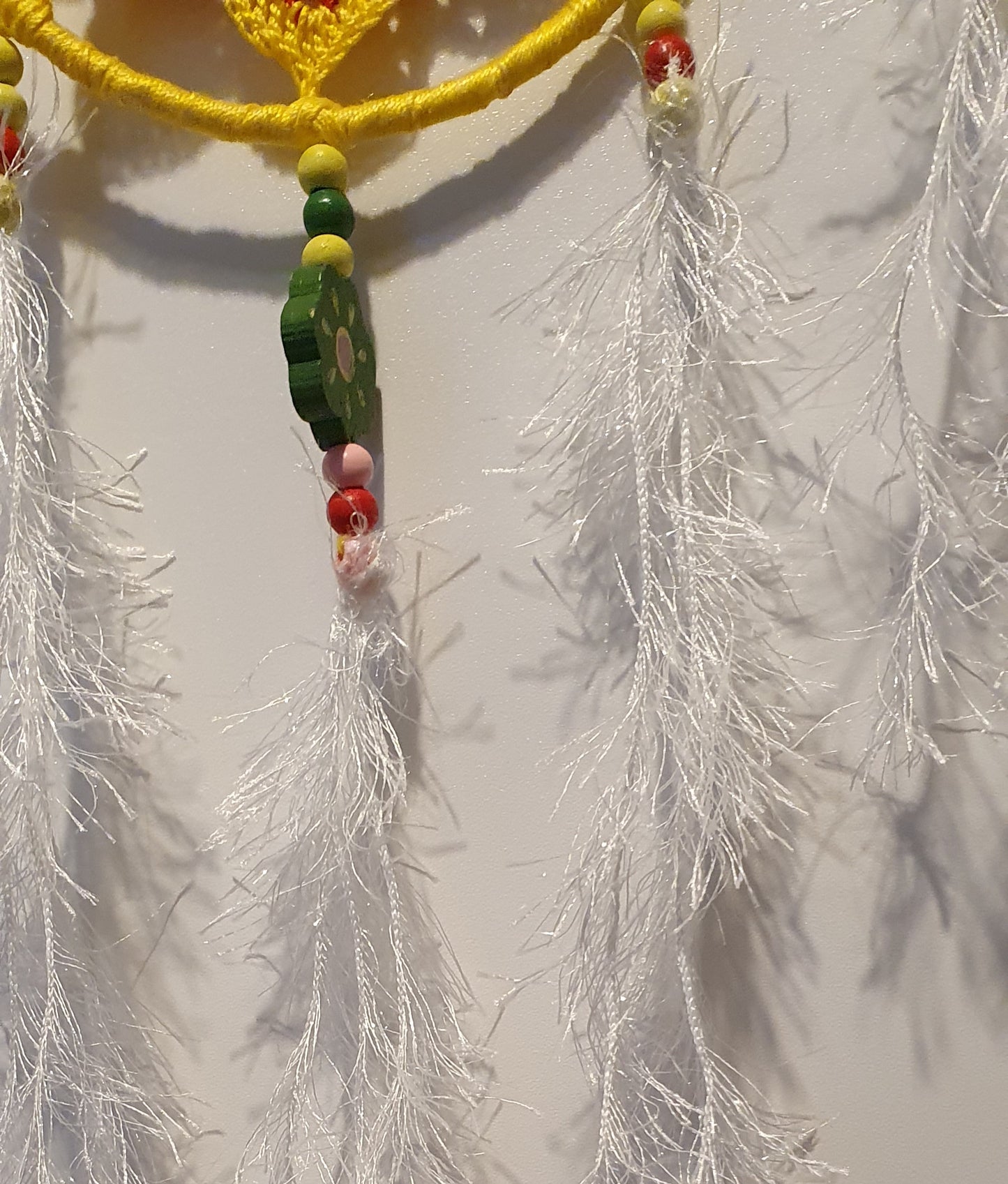 2 hoops dreamcatcher with colorful beads