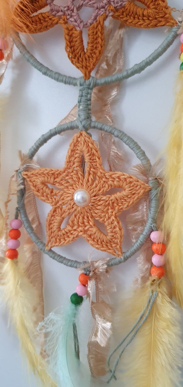pleasant sleep with soft colors dream catcher