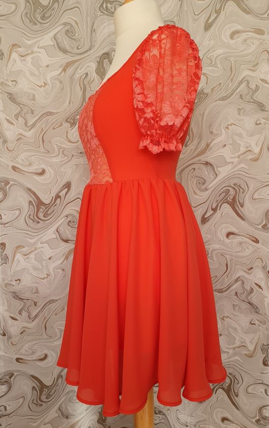 Casual Coral Dress