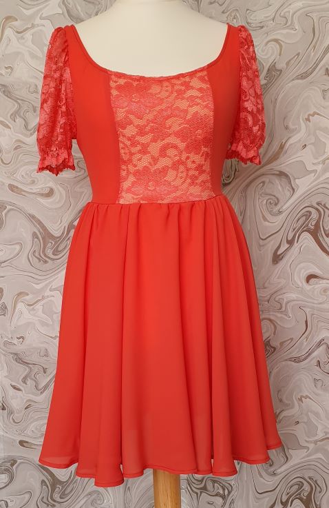 Casual Coral Dress