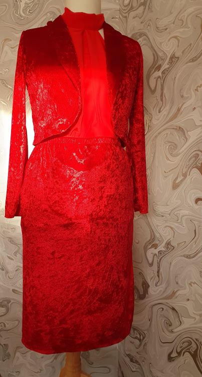 Red Velvet Suit