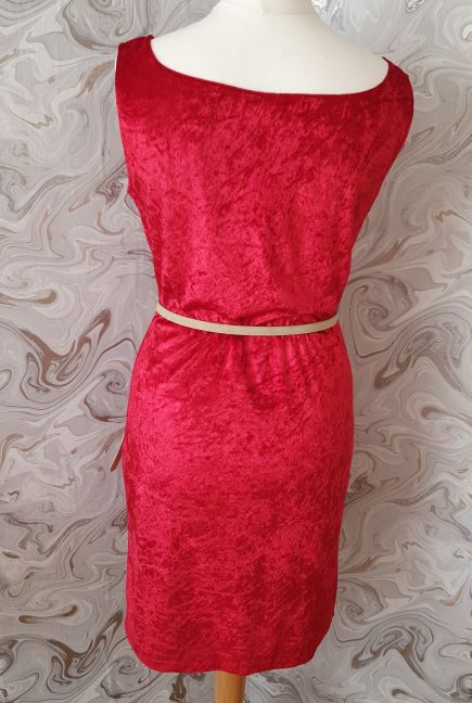 Red Velvet Dress