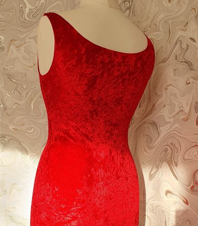 Red Velvet Dress