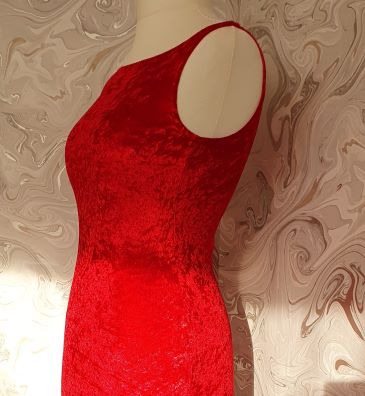 Red Velvet Dress