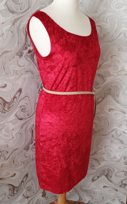 Red Velvet Dress