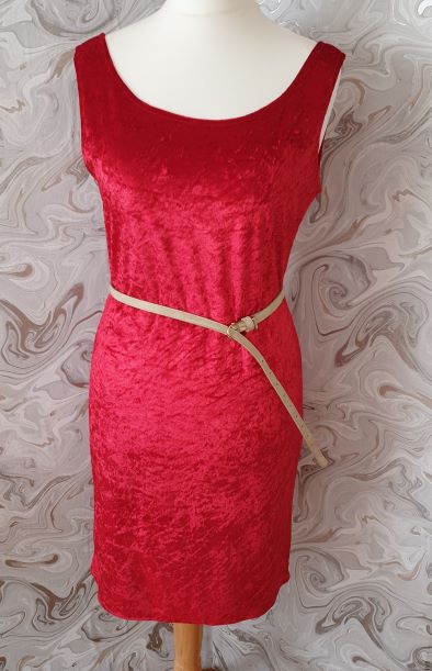 Red Velvet Dress