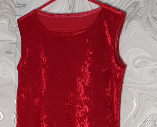 Red Velvet Baby Dress