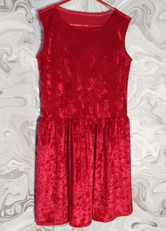 Red Velvet Baby Dress