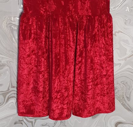 Red Velvet Baby Dress