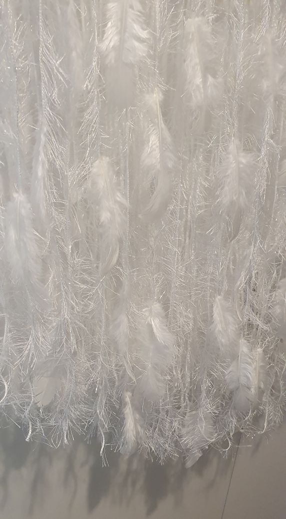 Crochet large white dream catcher