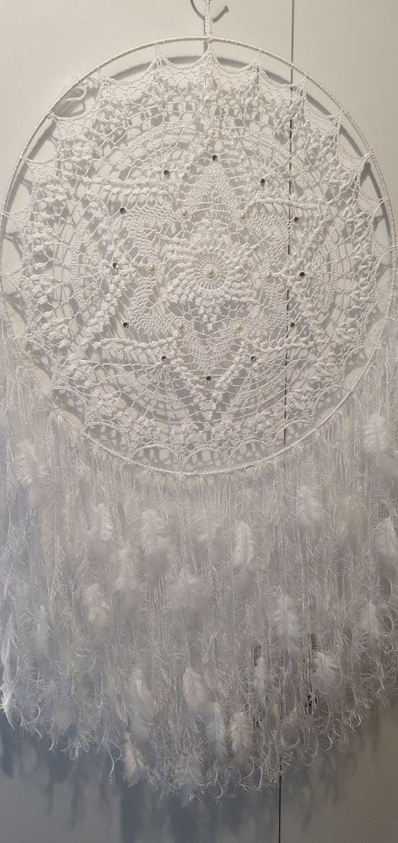 snow-white large dreamcatcher