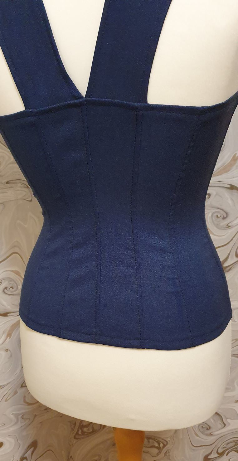 Blue Corset Top
