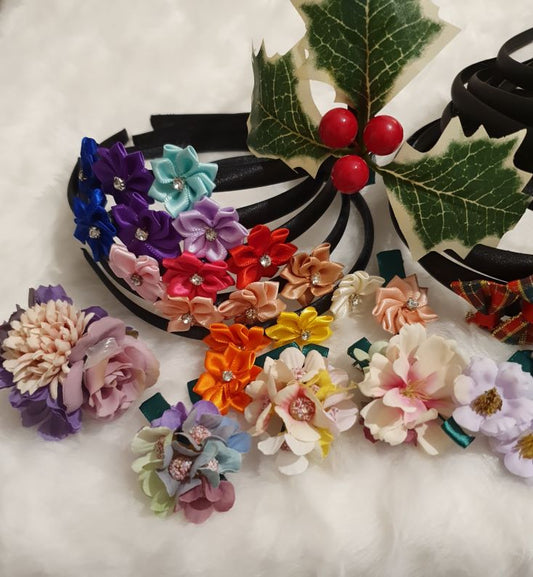 Flowers Hair Clips