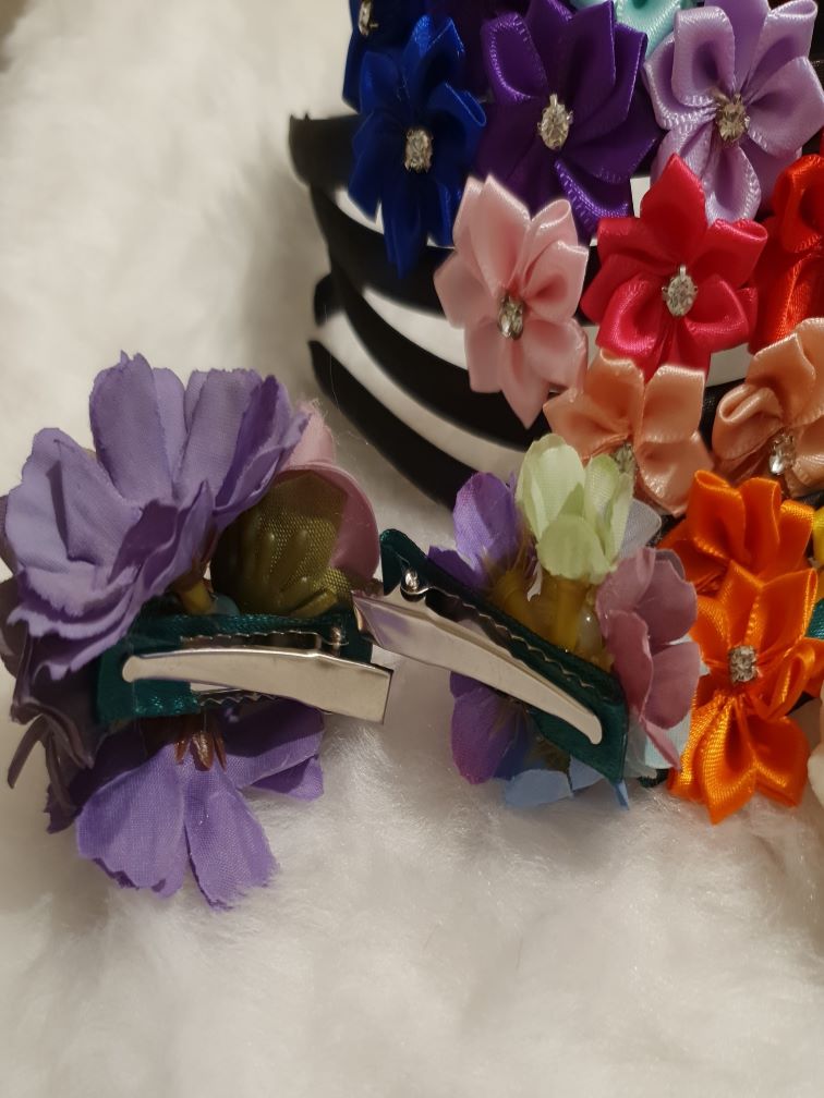 Flowers Hair Clips