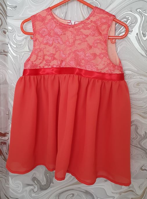 Coral Little Dress