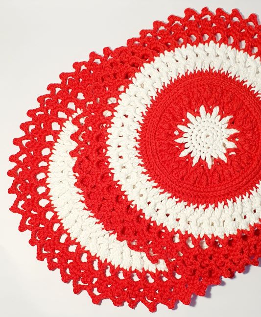 Crochet Round Coaster