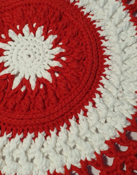 Crochet Round Coaster