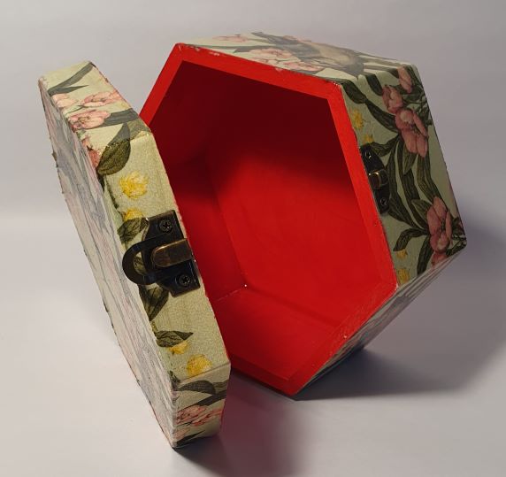 Hexagon Wooden Box