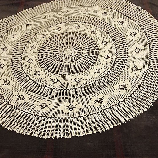 Round Lace Tablecloth
