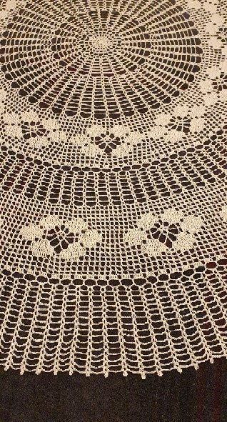 Round Lace Tablecloth