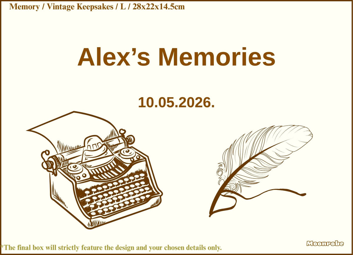 Memory Vintage Keepsakes "L"
