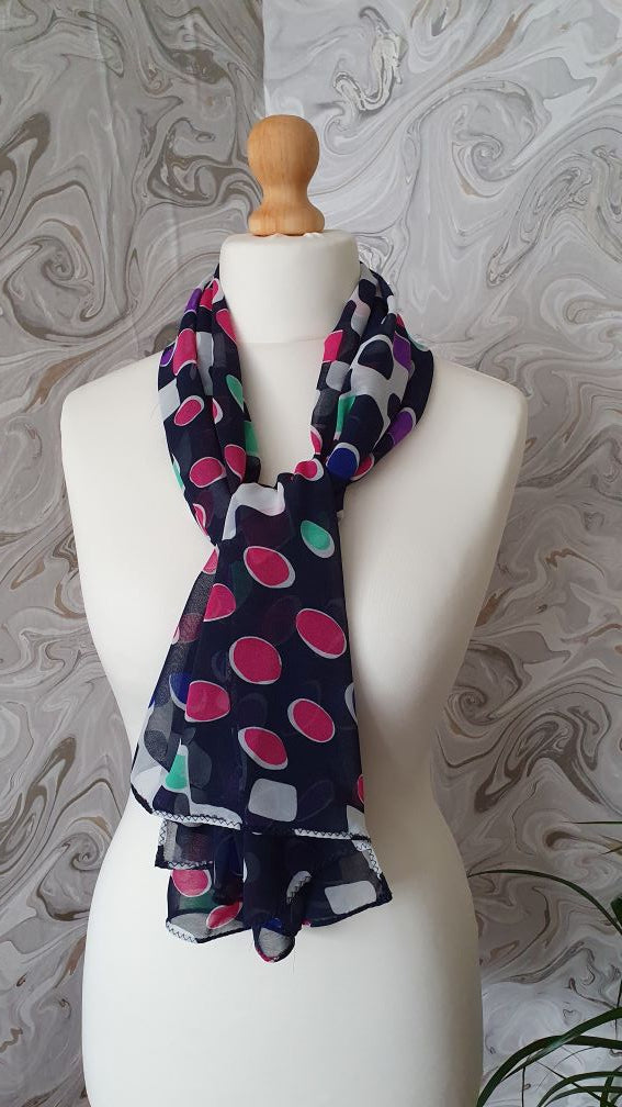 Navy Blue Scarf