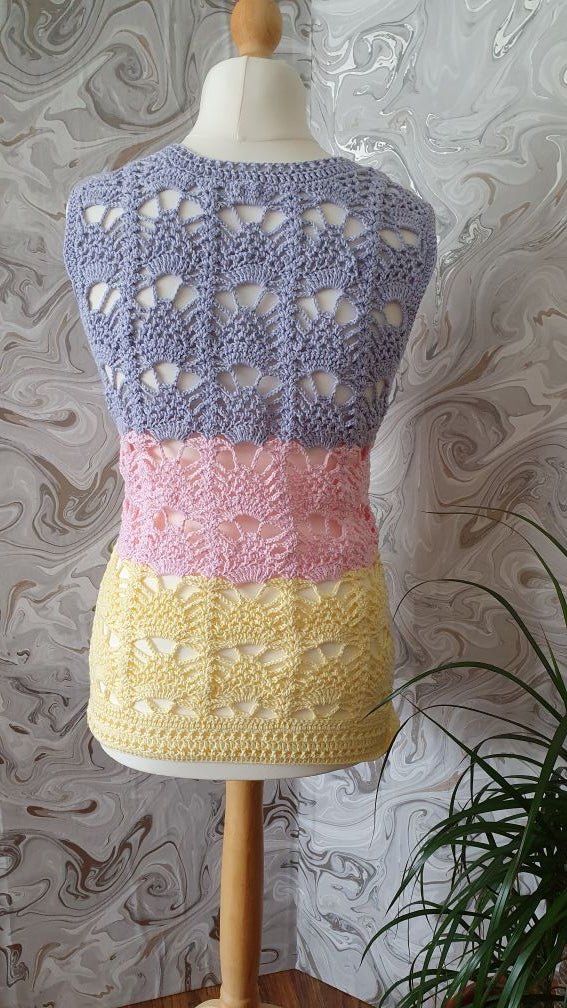 Crochet Lace Vest