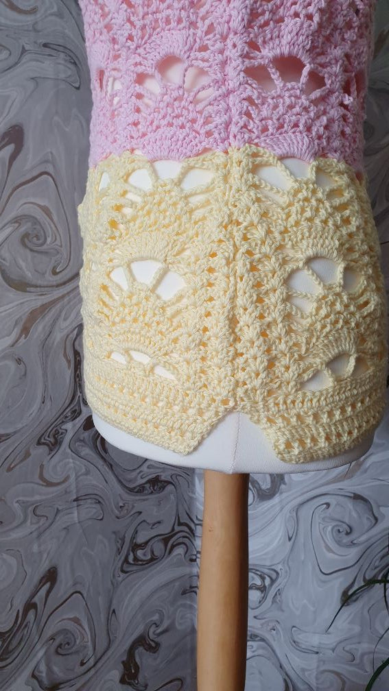 Crochet Lace Vest