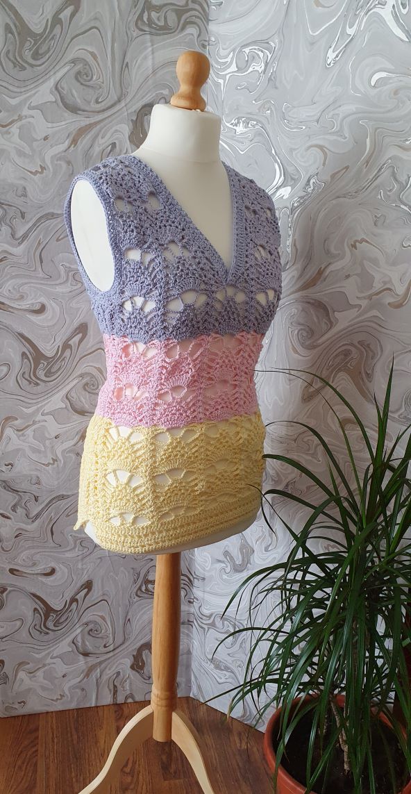 Crochet Lace Vest