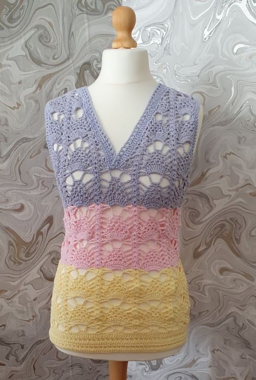 Crochet Lace Vest