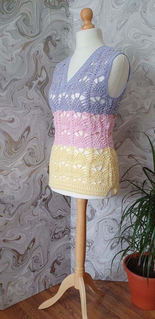 Crochet Lace Vest