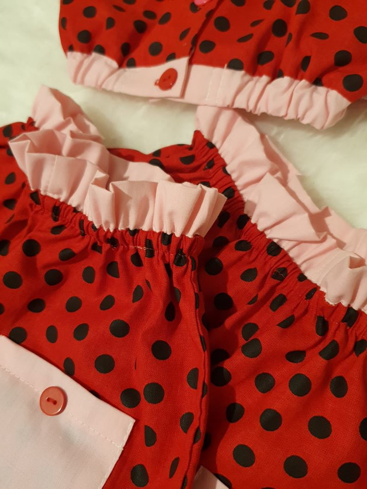 cotton top and short