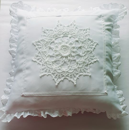 Crochet Lace Cushion