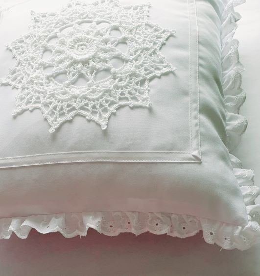 Crochet Lace Cushion