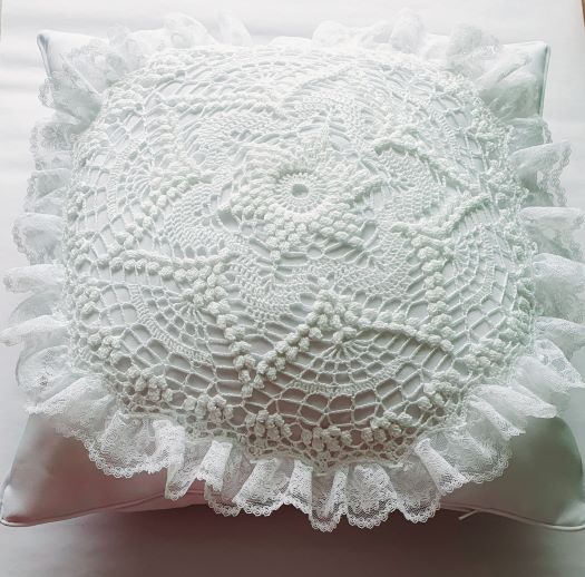 White Small Cushion