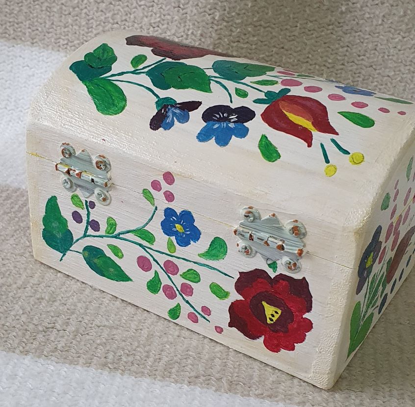 White Wooden Box