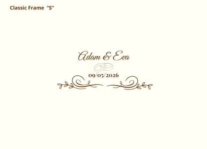 WEDDING – CLASSIC FRAME