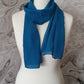 blue chiffon shawl