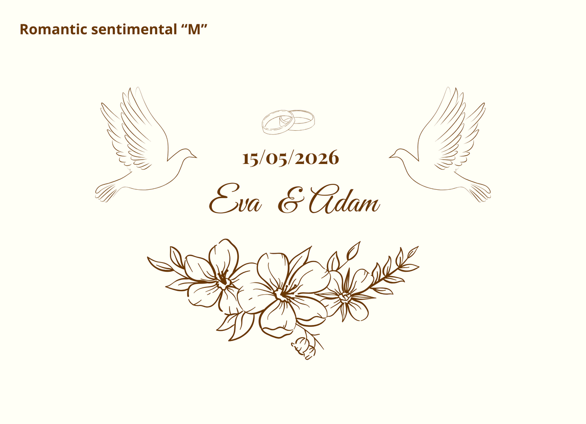 WEDDING - ROMANTIC SENTIMENTAL