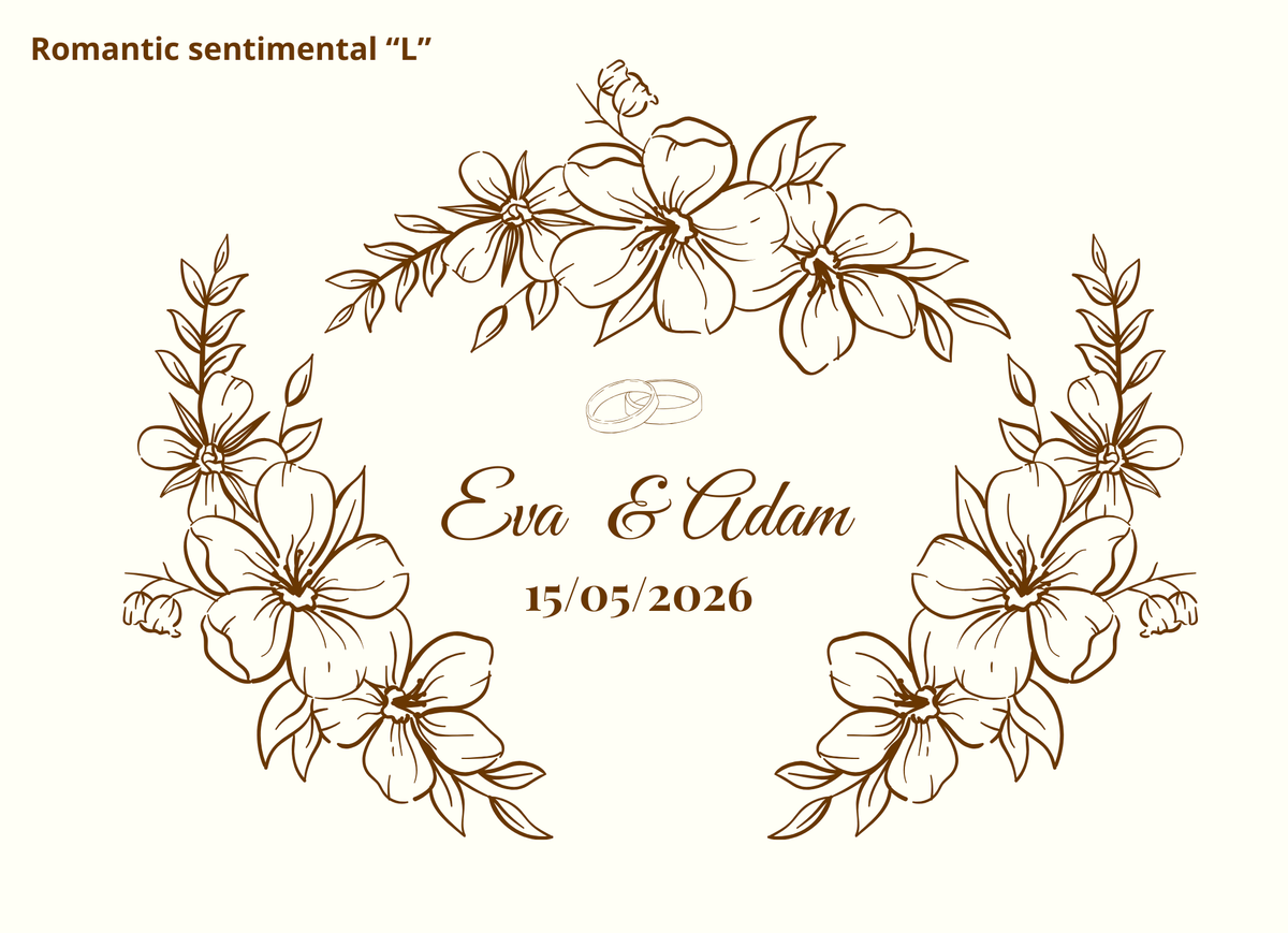WEDDING - ROMANTIC SENTIMENTAL