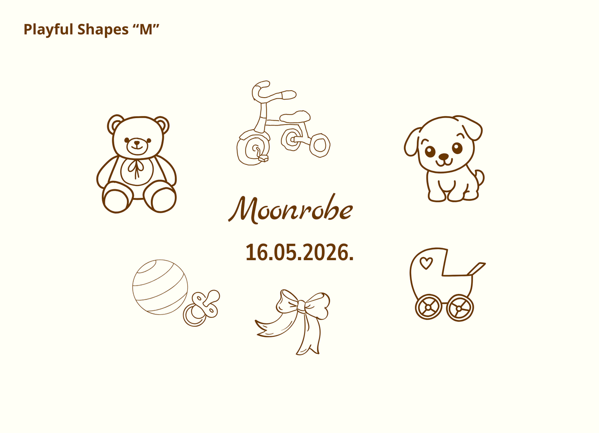 BABY - PLAYFUL SHAPES - Medium