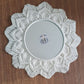 Medium round mirror macrame frame