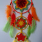 Colorful dreamcatcher with feathers 