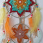 3 hoops dream catcher earth colors