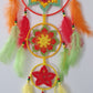 Colorful dreamcatcher with feathers 
