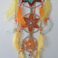 Colorful dreamcatcher with feathers 